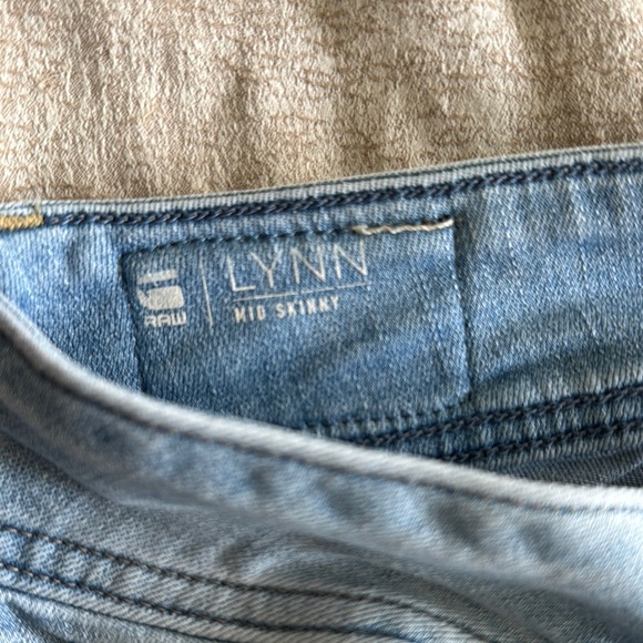 G-Star Light Blue Women's Jeans LYNN Mid Skinny Sz 29x32 - Picture 2 of 7